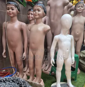 Kids Straight Full Body Mannequin Dummy (Skin Colour, 3.5 Ft) 1 Piece