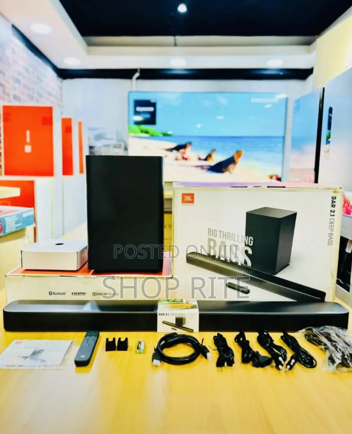 JBL Advanced Sound Bar 2.1 Deep Bass