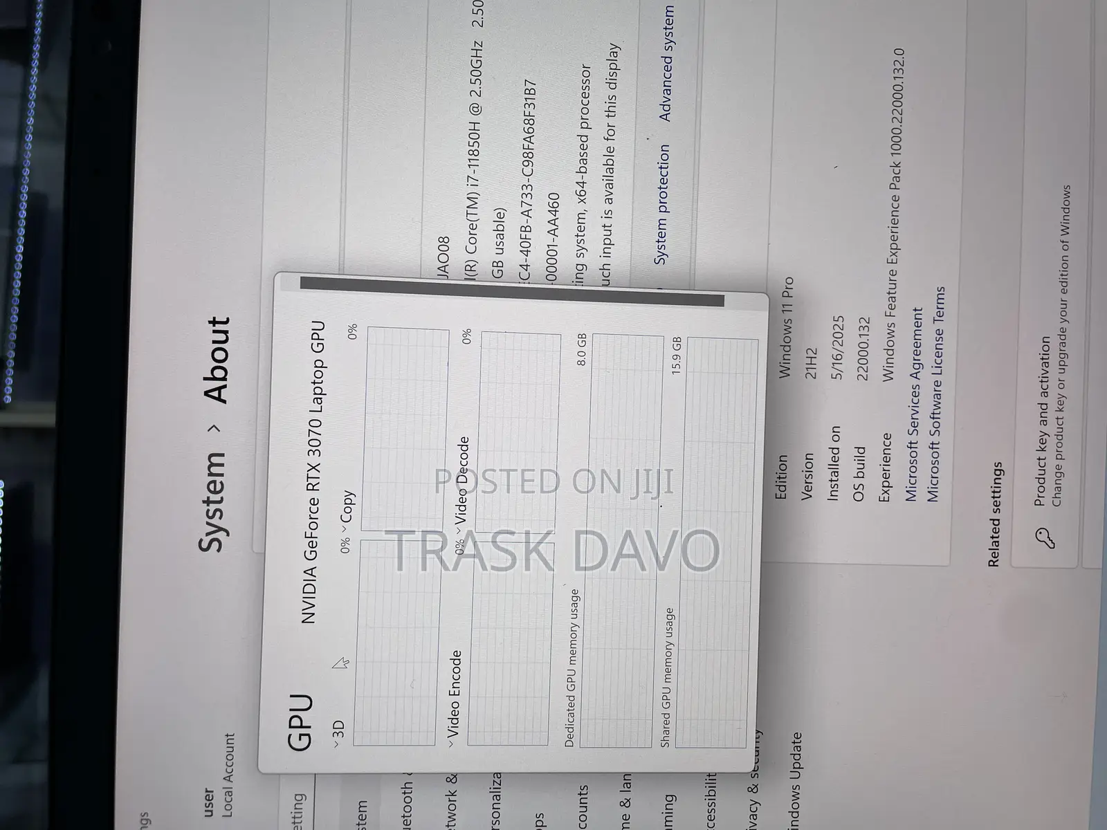 Laptop Lenovo ThinkPad X1 16GB Intel Core i7 SSD 512GB