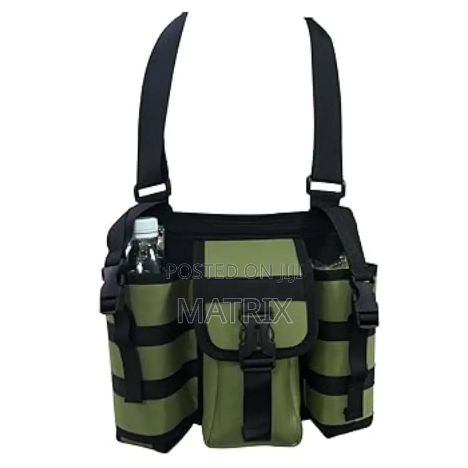 Chest Bag With Water Bottle Holder Sport For Climbing Camping