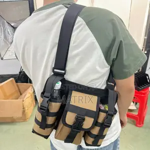 Chest Bag With Water Bottle Holder Sport For Climbing Camping