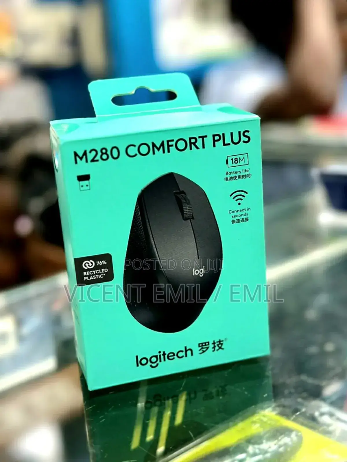 Logitech Wireless Mouse    M280 Comfort Plus