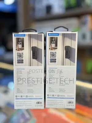 Powerology Smart Door Bell Camera 3mp Infrared 8 Months Battery Life
