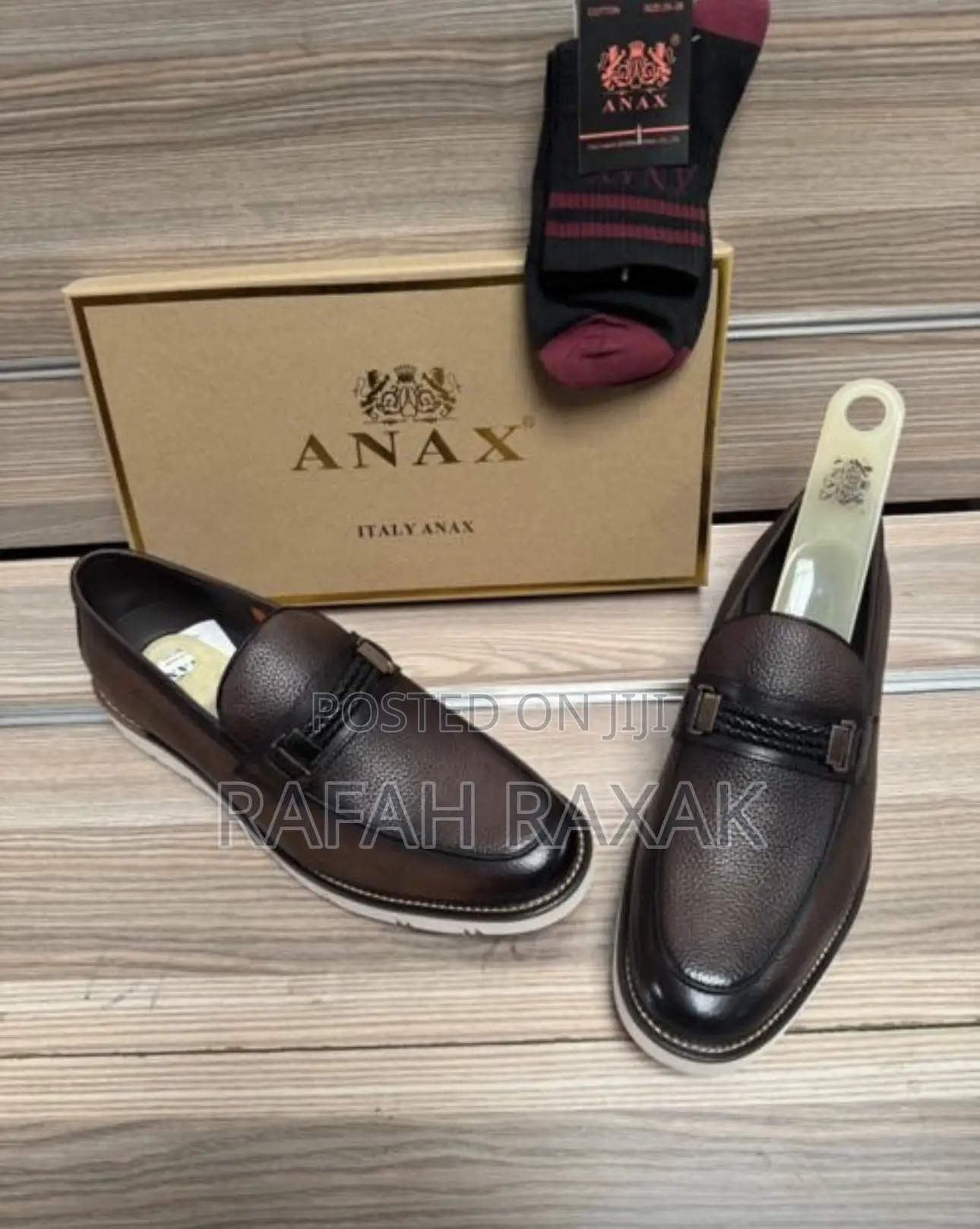 Original Men’S Coffee Brown Anax Smart Casual Leather Loafers