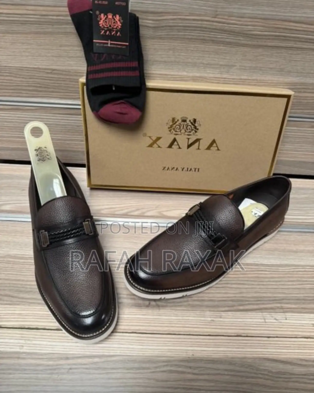 Original Men’S Coffee Brown Anax Smart Casual Leather Loafers
