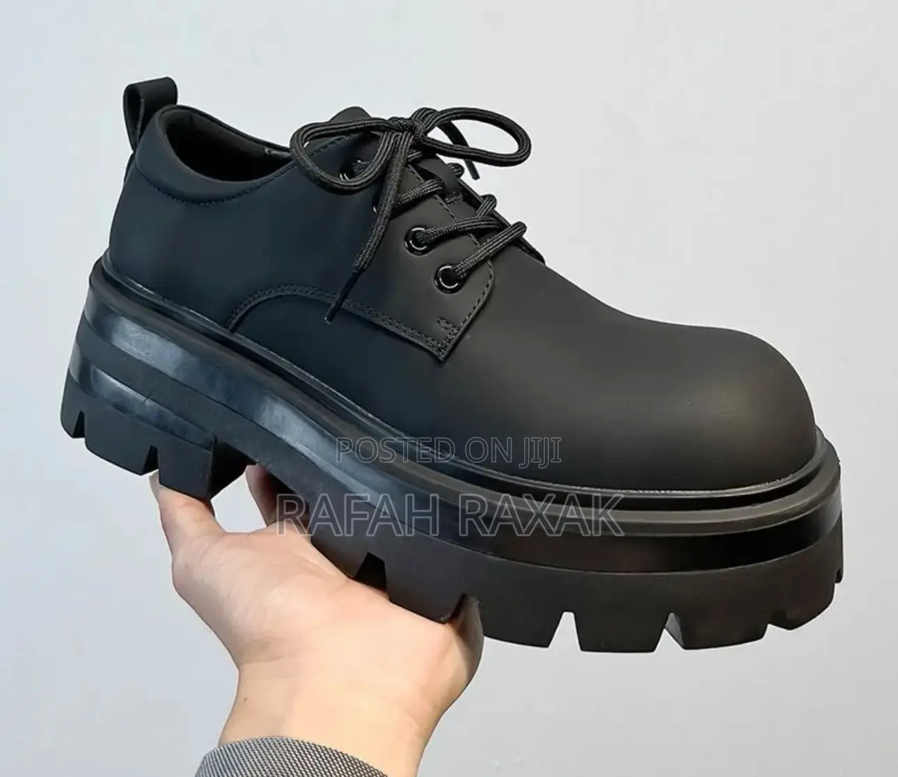Original Men’S Balenciaga Thick Sole Derby Luxury Oxford Shoes