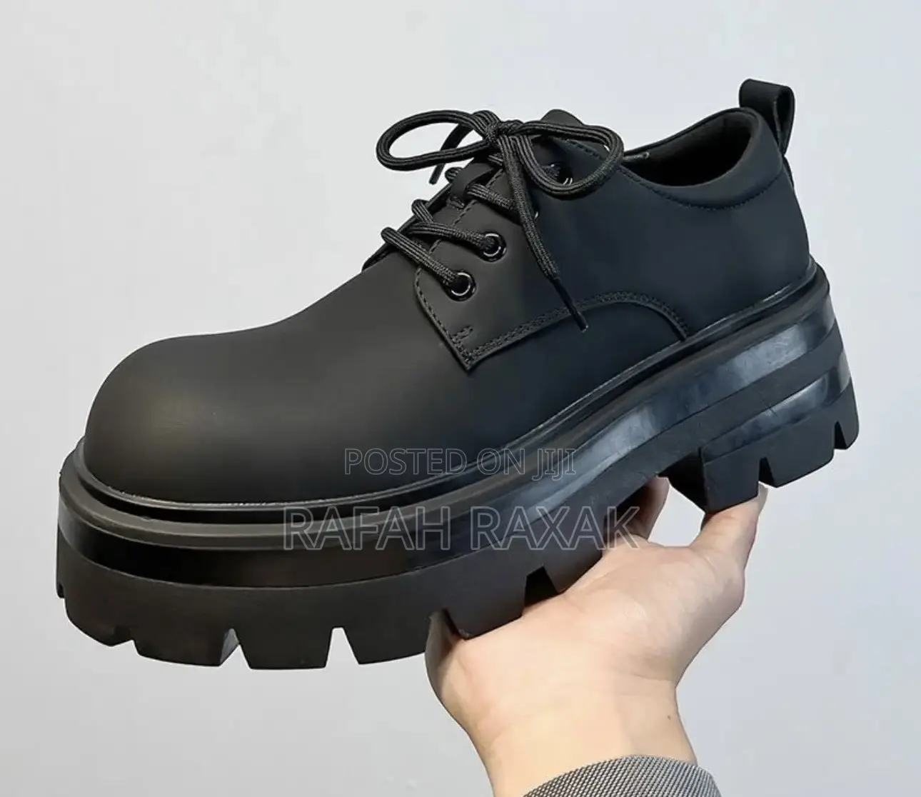 Original Men’S Balenciaga Thick Sole Derby Luxury Oxford Shoes