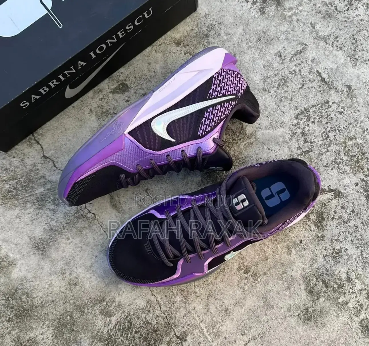 Original Nike Sabrina 2 Court Version “Cave Purple” Basketball Shoes