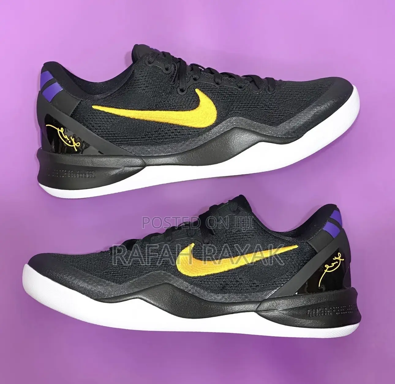 Nike Kobe 8 Protro “Lakers Away” Basketball Sneakers