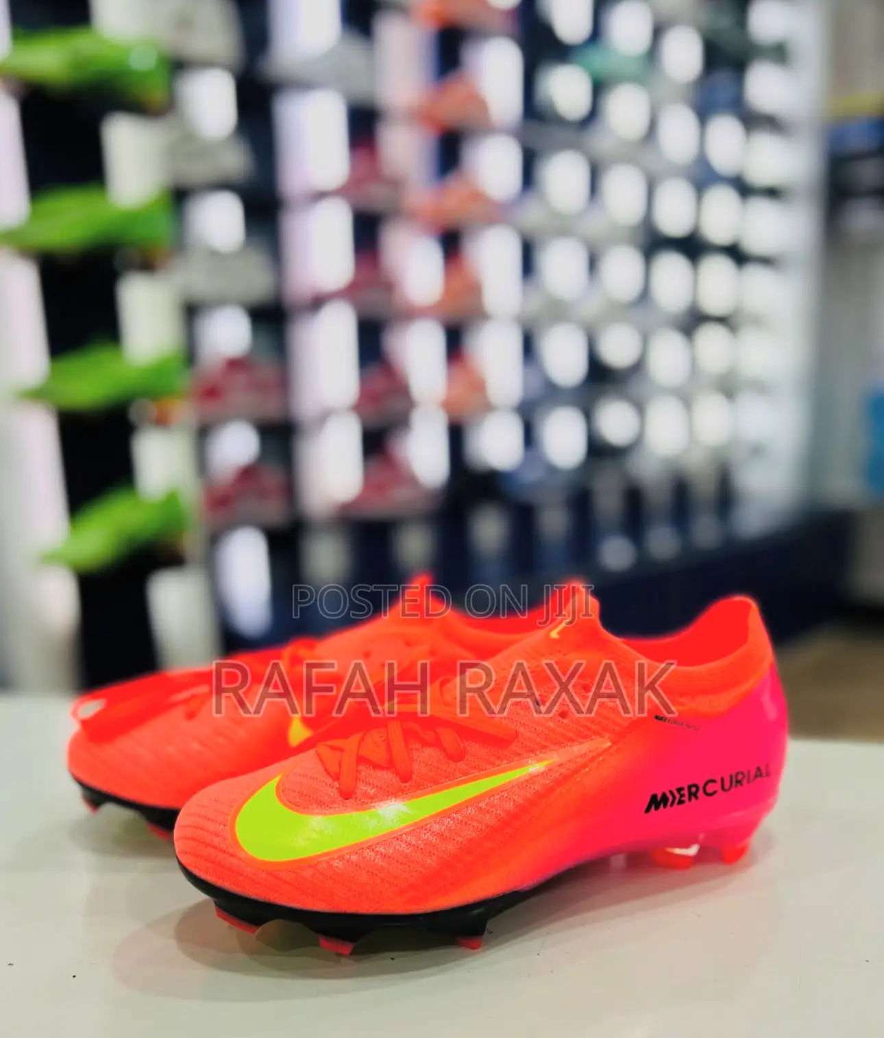 Original Orange Nike Mercurial Vapor 16 Elite Fg Football Boots