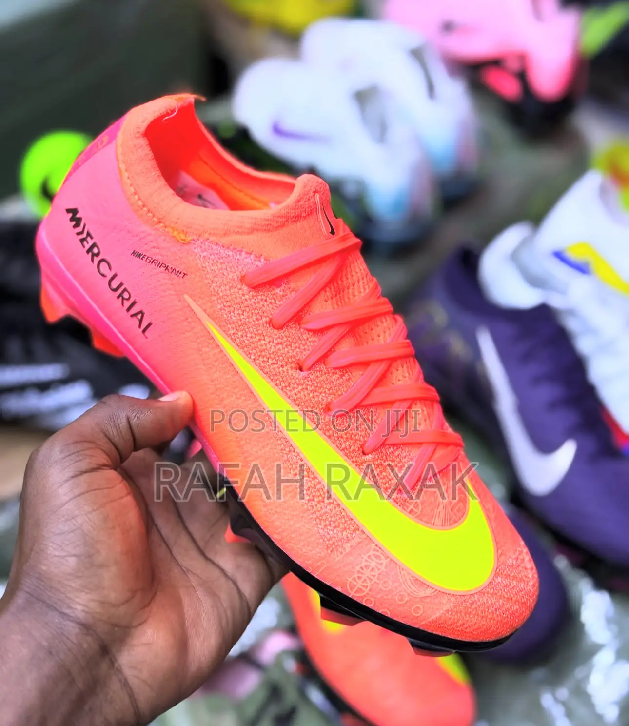 New Nike Mercurial Vapor 16 Elite Fg Light Orange Low Football Boots