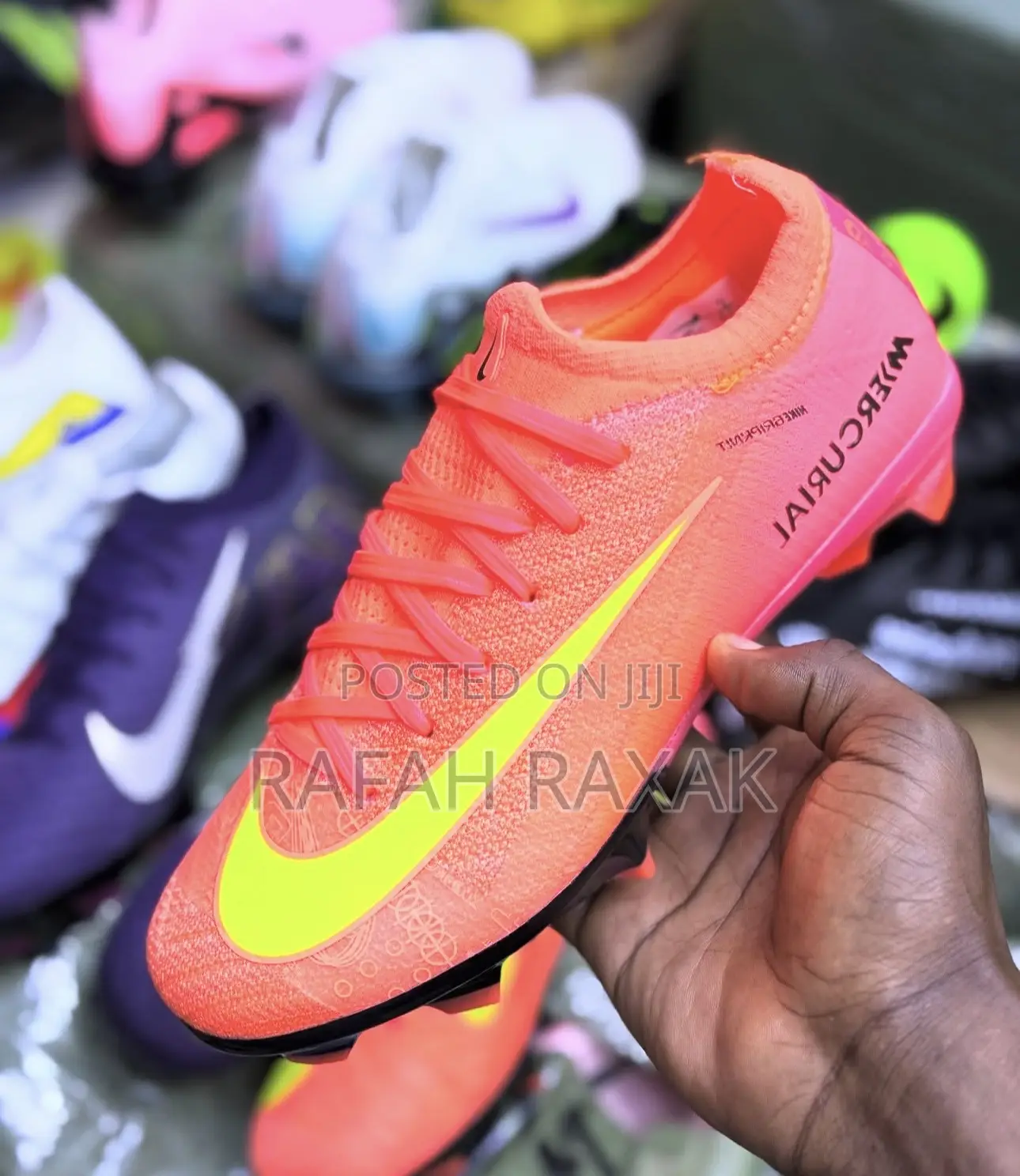 New Nike Mercurial Vapor 16 Elite Fg Light Orange Low Football Boots