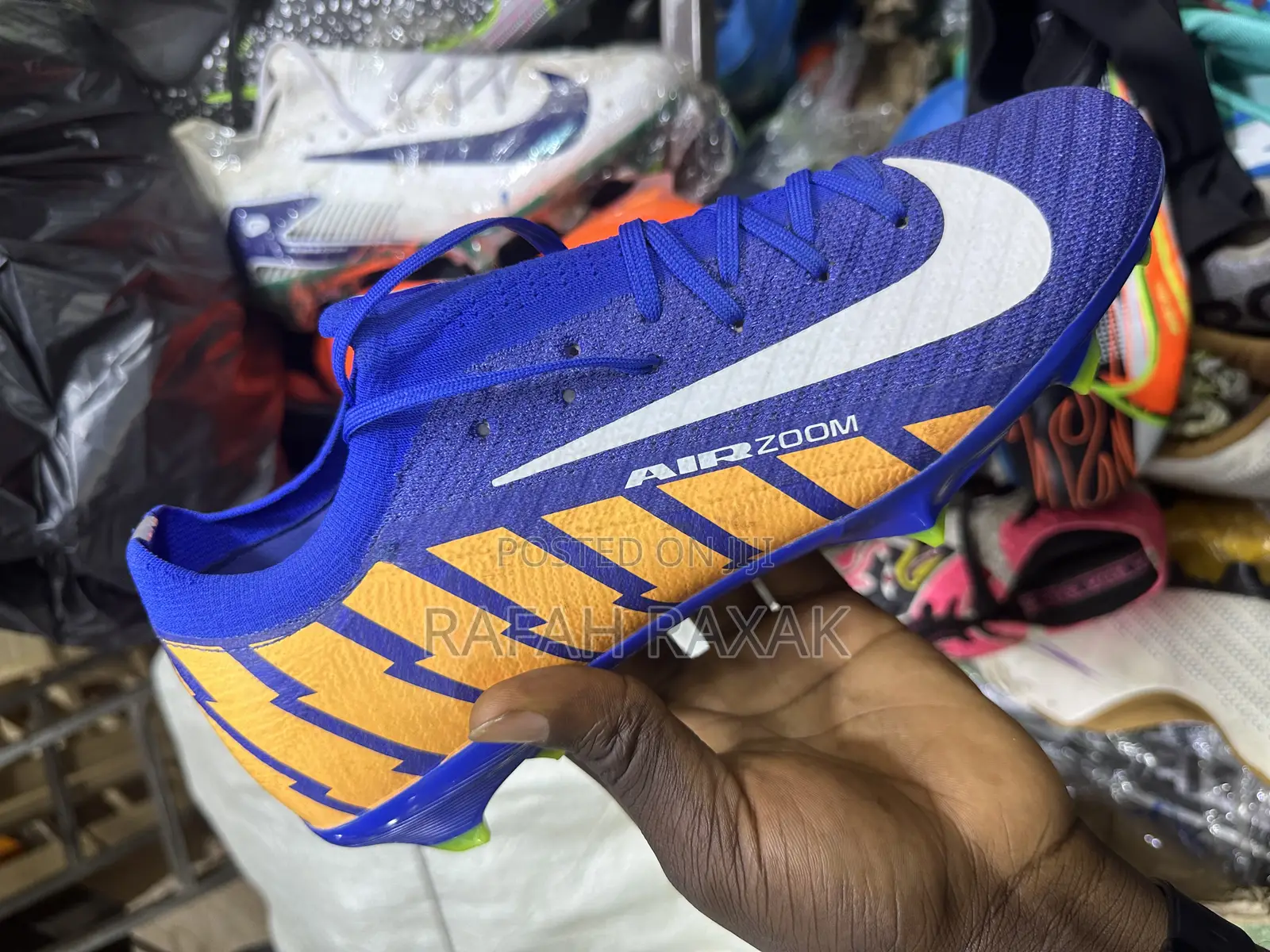 New Classic Blue Nike Zoom Mercurial Vapor 16 Elite Fg Football Boots