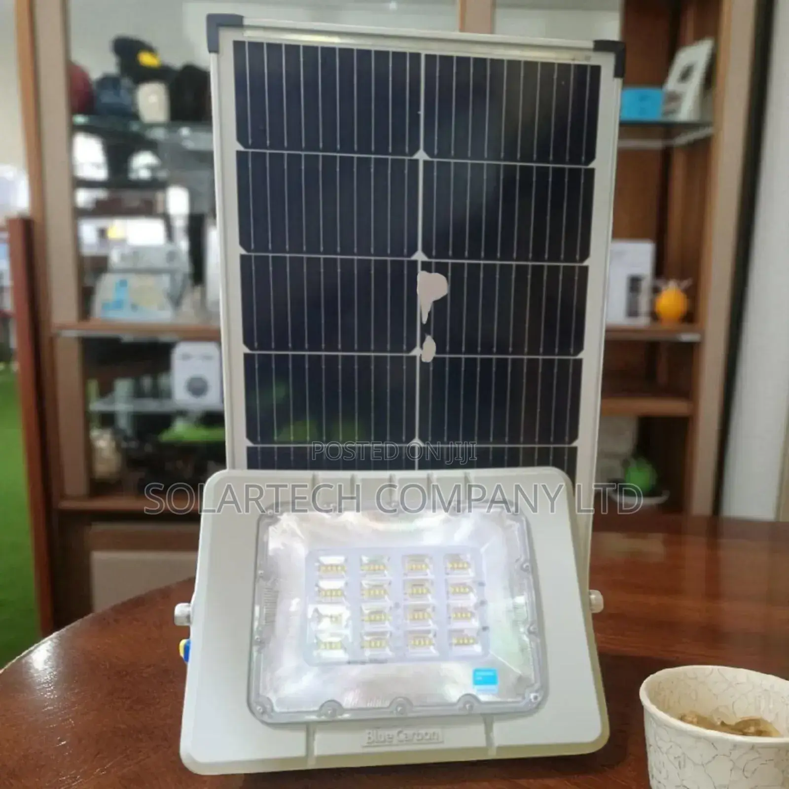 Bright 300w Blue Carbon Flood Light W/ Remote