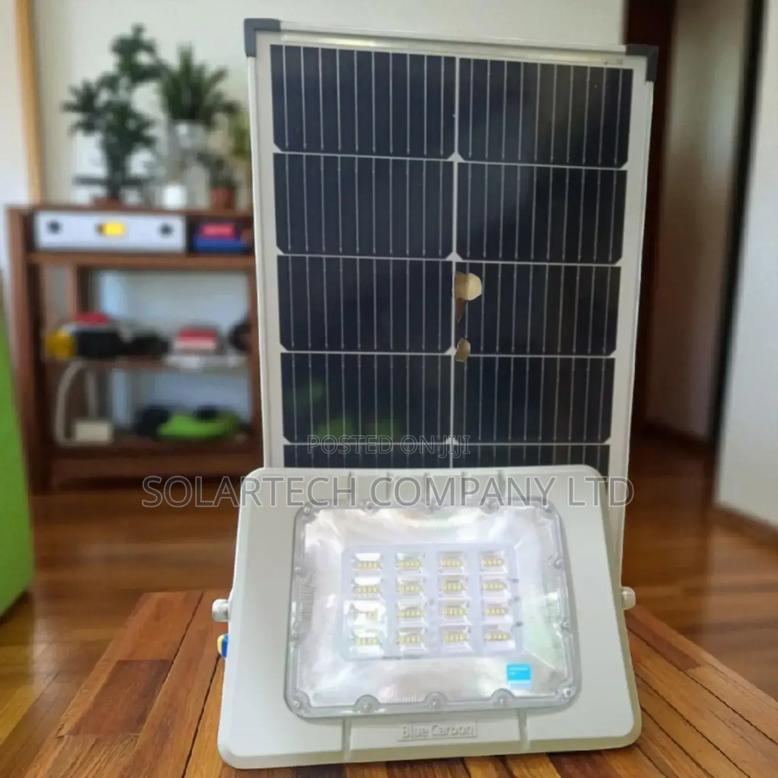 New 300w Blue Carbon Solar Light - All-Night Power