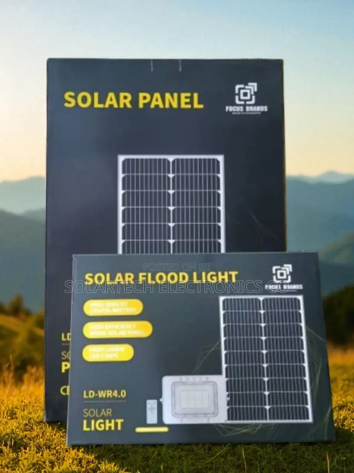 Blue Carbon 300w Outdoor Solar Flood Light 4.0