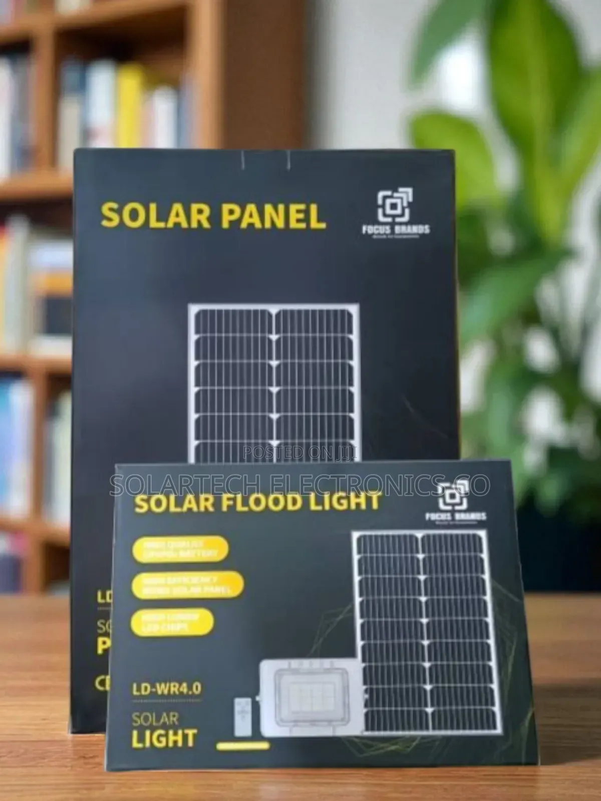 Durable 300w Blue Carbon Solar Security Floodlight