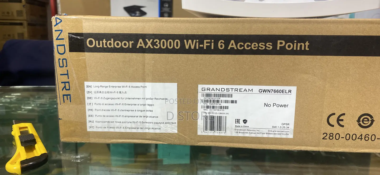 Grandstream Outdoor Accesspoint Gwn7660elr