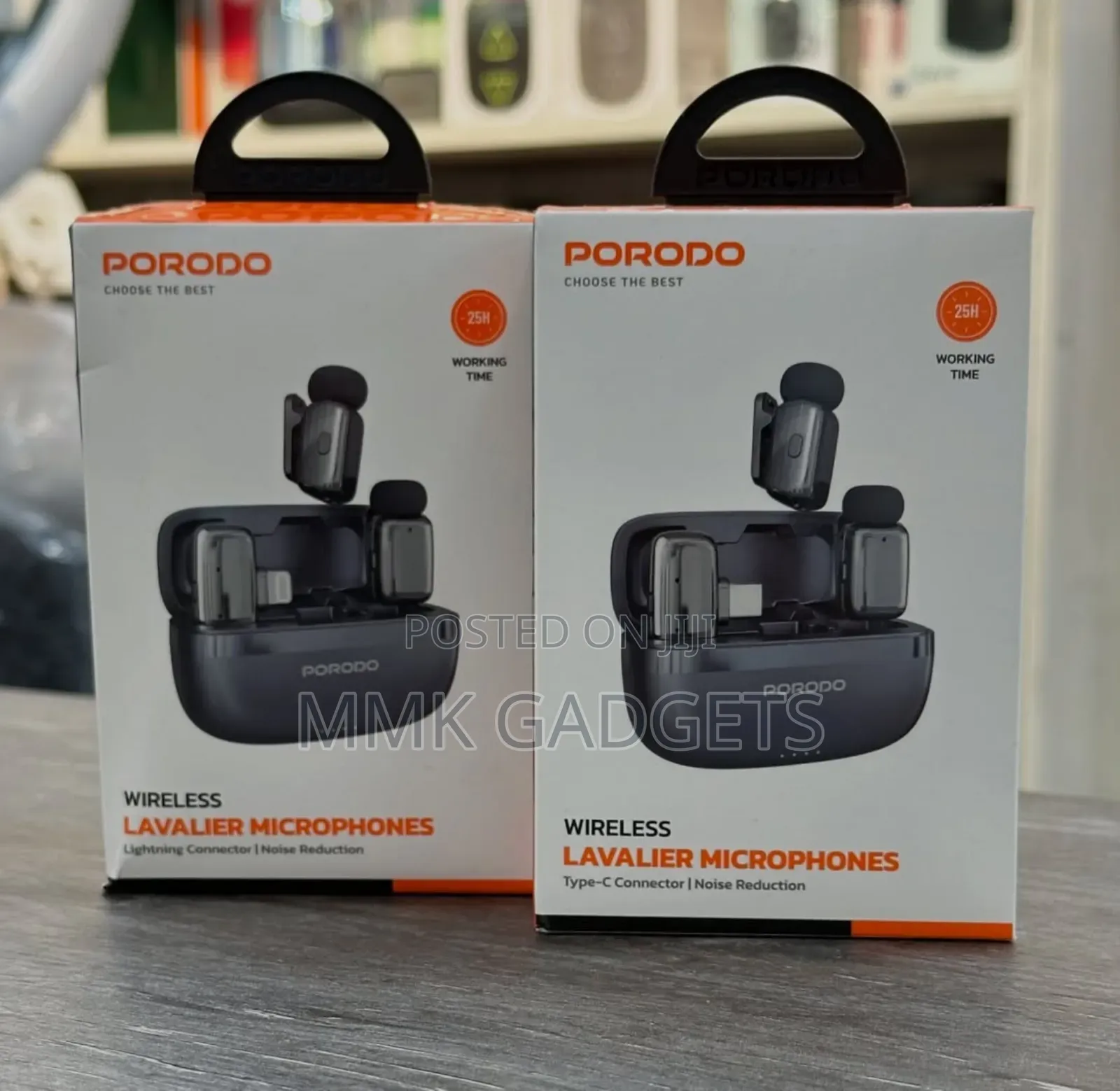 Porodo Wireless Lavalier Microphones Type-C