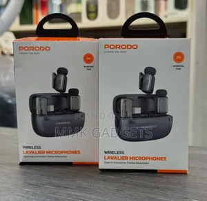 Porodo Wireless Lavalier Microphones Type-C