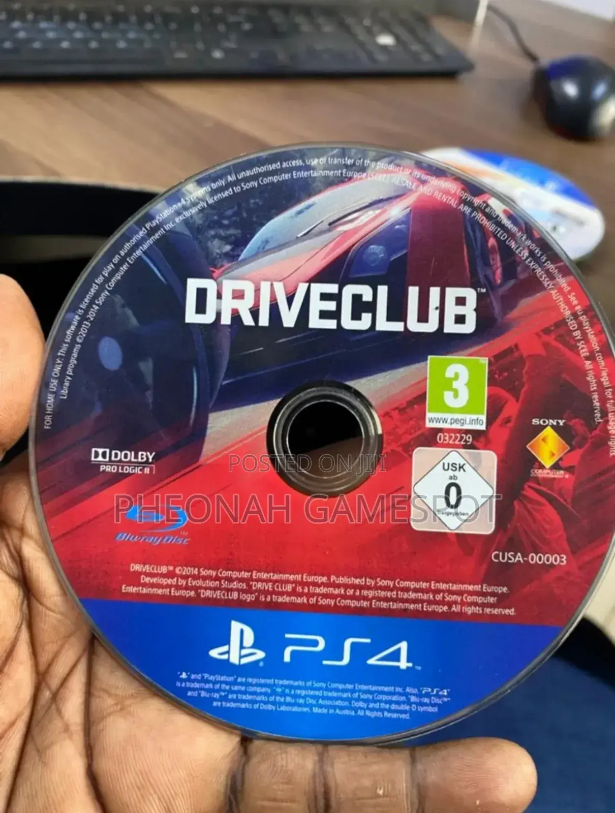 Drive Club Racing Game For Ps4