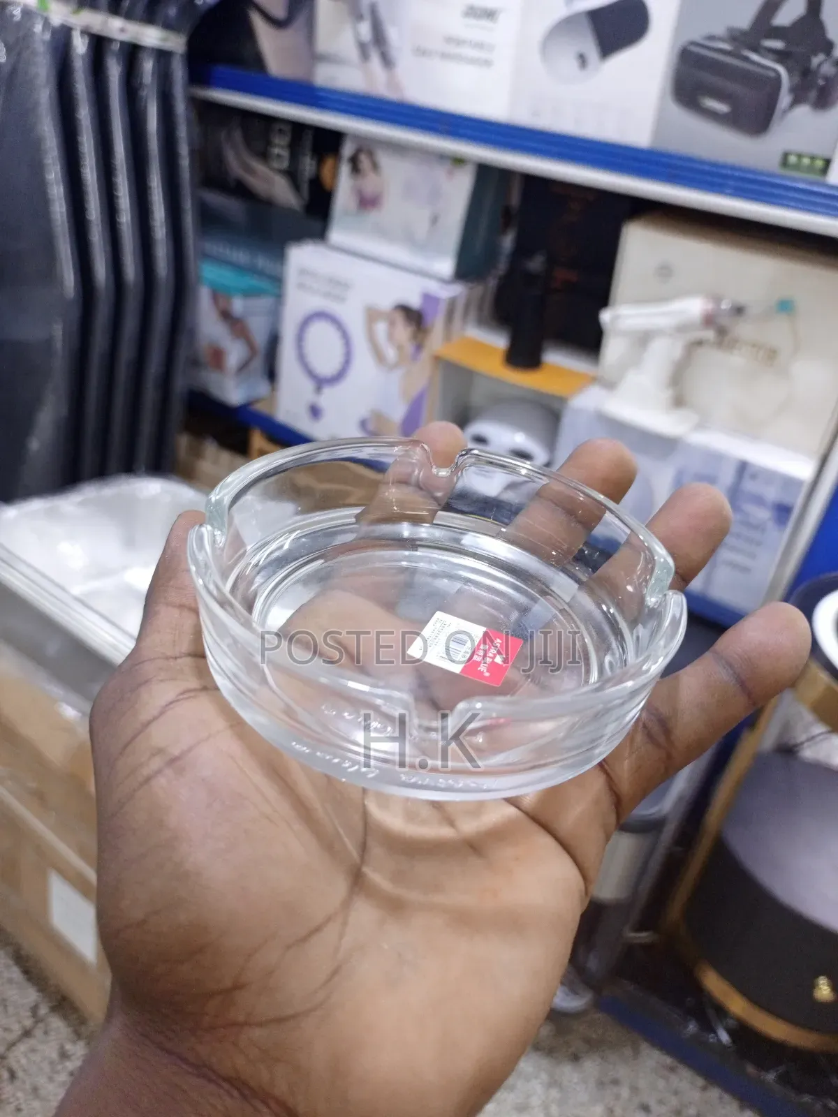 Clear Glass Ashtray