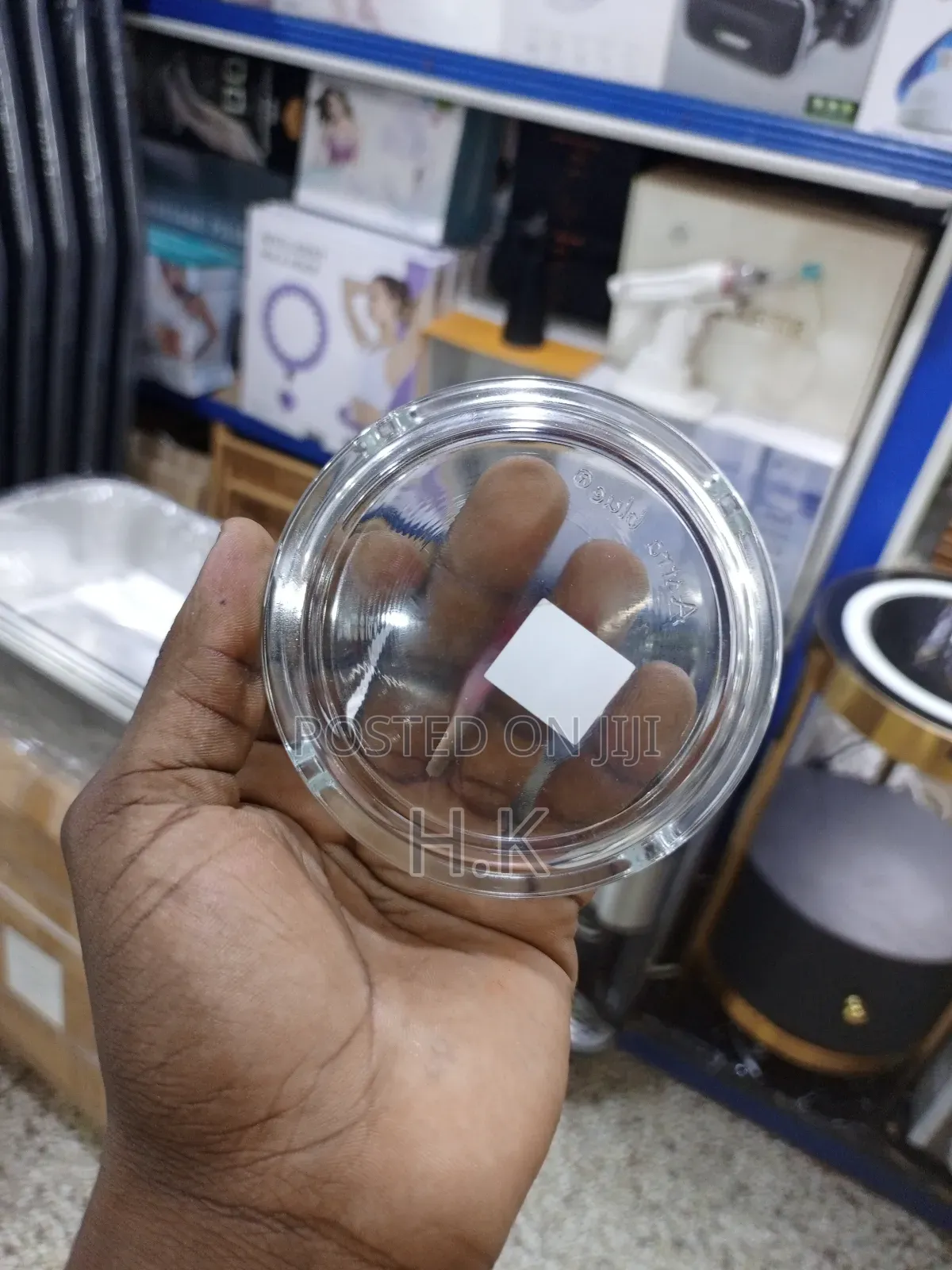 Clear Glass Ashtray