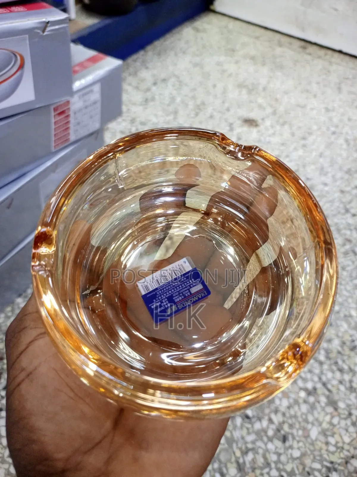 Carnival Glass Ashtray