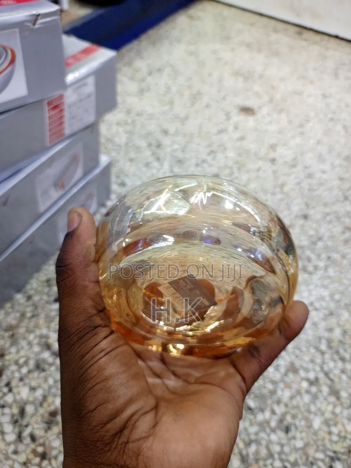 Carnival Glass Ashtray