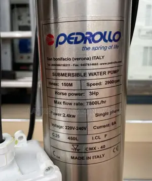 Submersible Pump Pedroll 150m Head