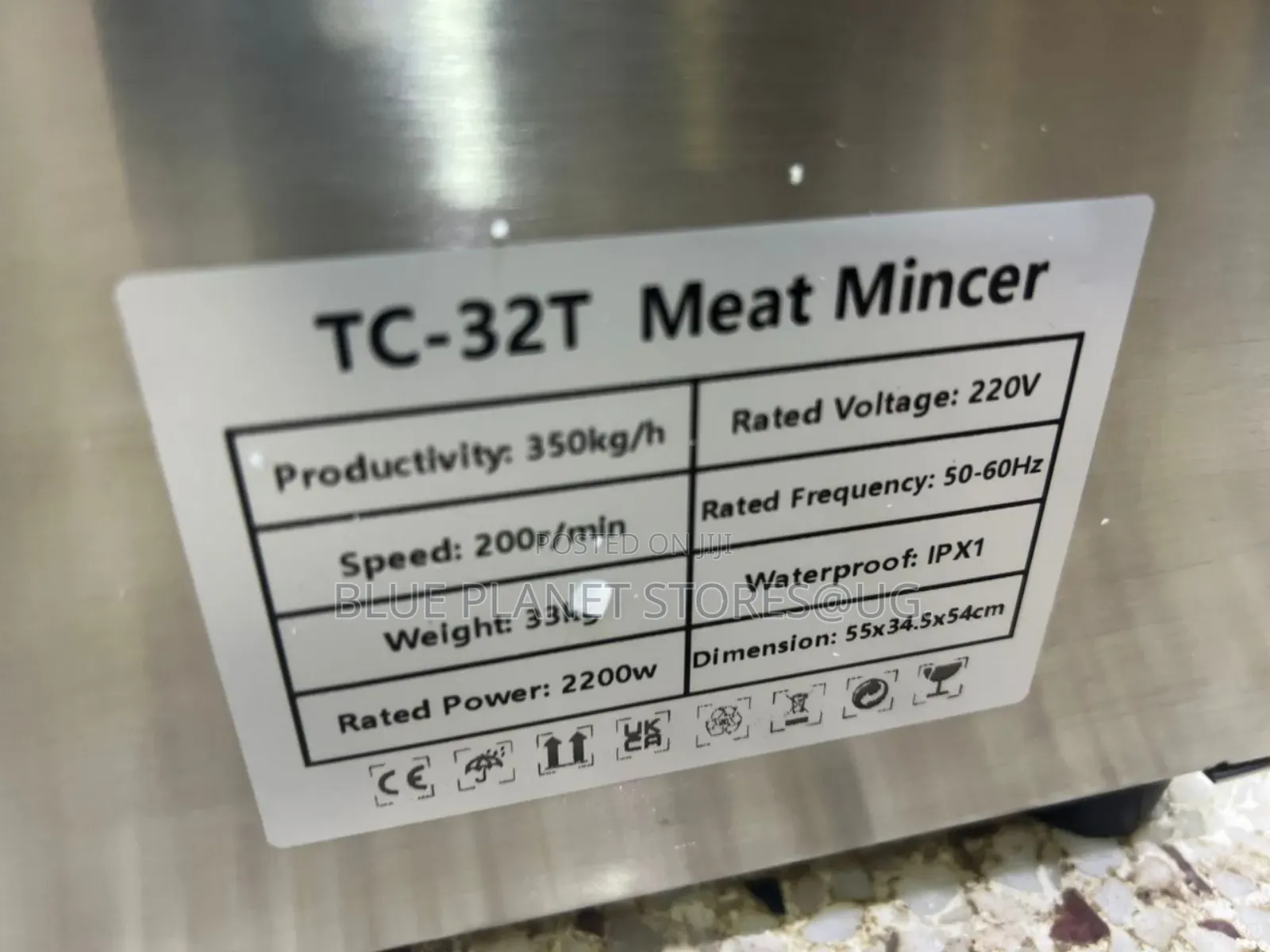 Heavy Duty Electric Meat Mincers/Grinders \\ 2200w \\ Tc-32t