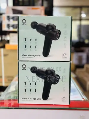 Green Lion Wave Massager Gun - Black
