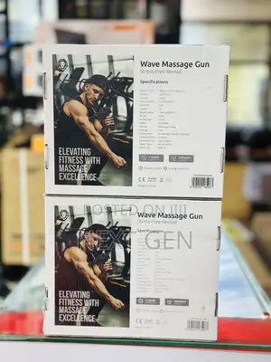 Green Lion Wave Massager Gun - Black