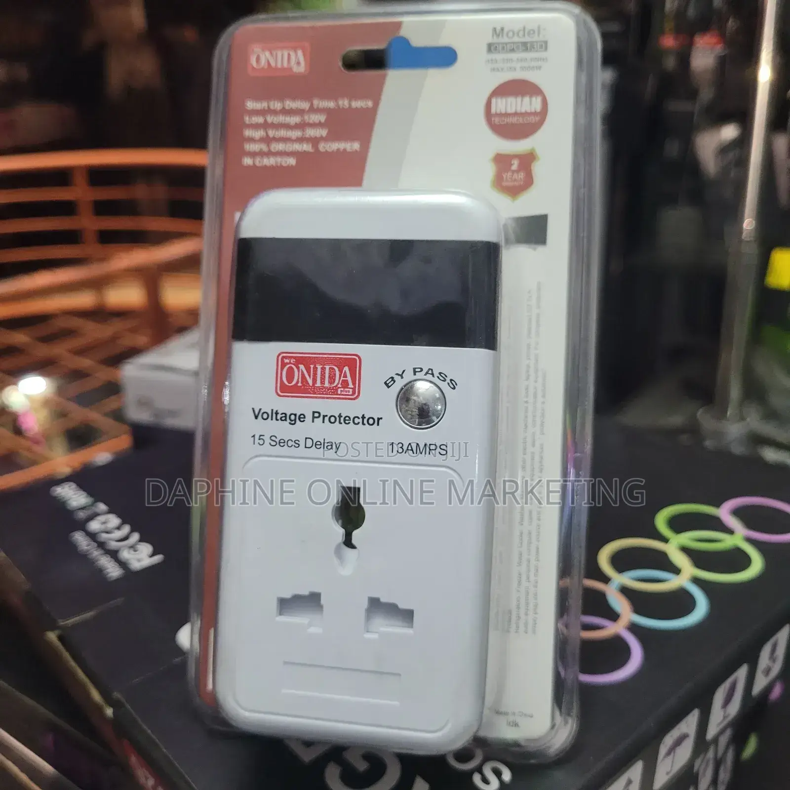 Onida Voltage Protector 13amps.Onida Tv, Fridge Guard Voltage Protecto