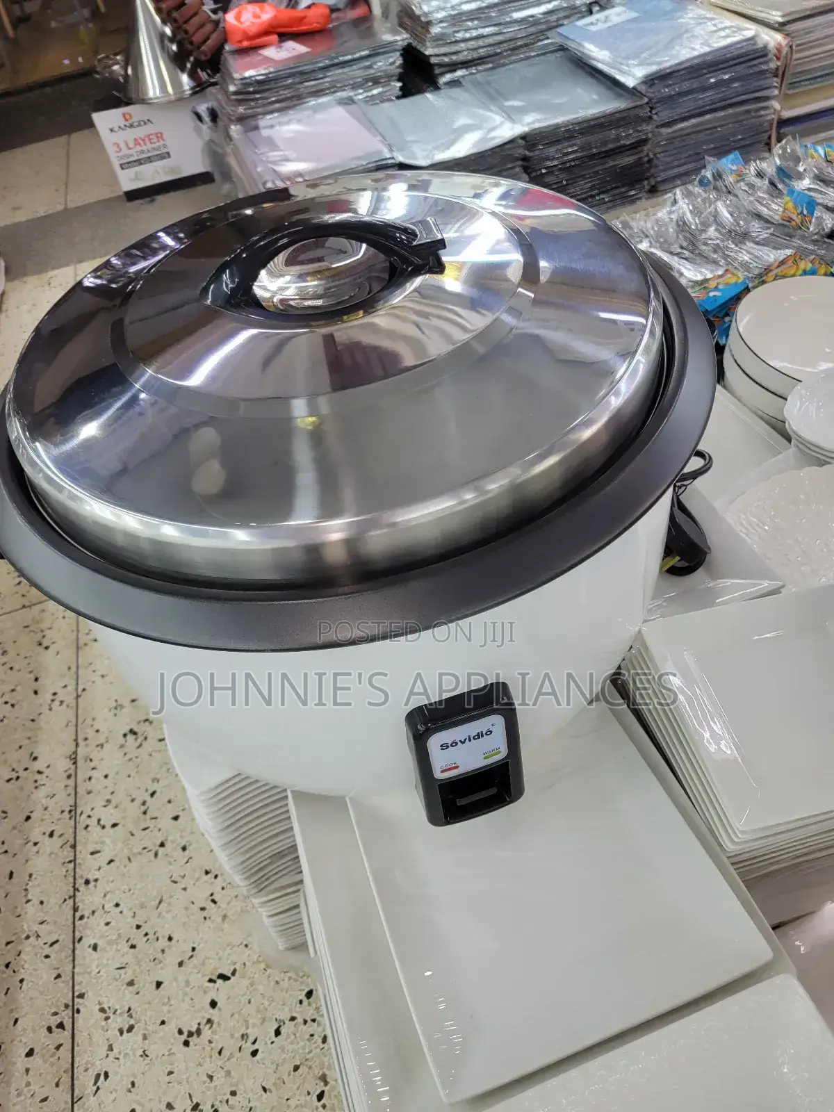 Sovidio Electric Commercial Rice Cooker Heavy Duty 28l