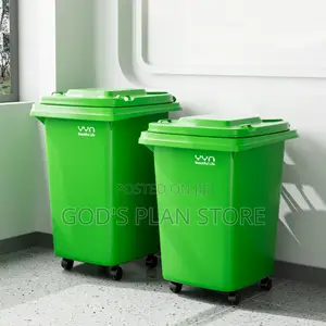 Durable Waste Disposal Plastic Dust Bins 50litres