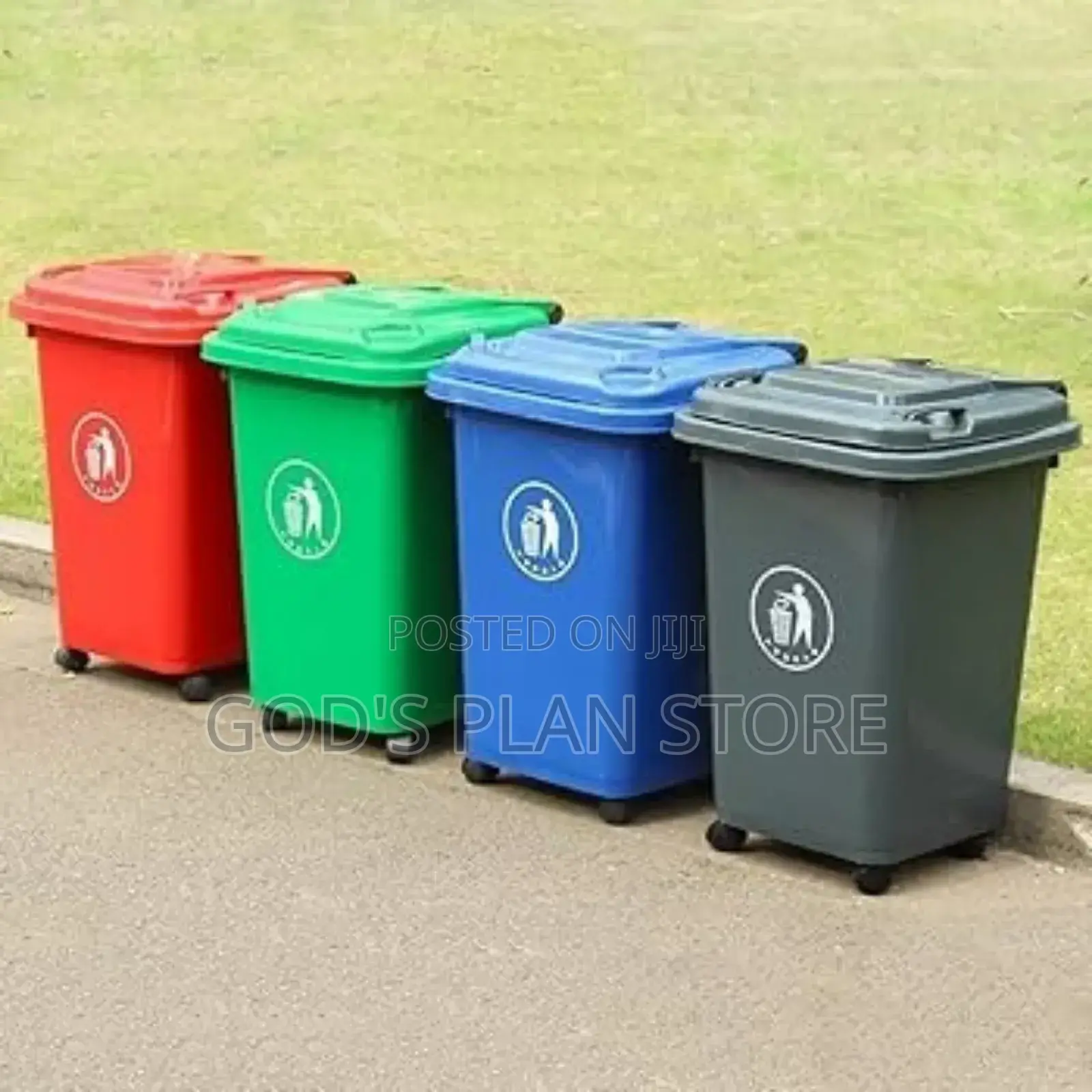 50litres Outdoor Plastic Dust Bins/Kitchen Trash Bin