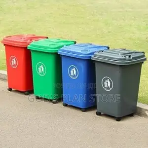 50litres Outdoor Plastic Dust Bins/Kitchen Trash Bin