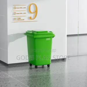 Garbage Recycling Bin 50litres Dust Bins Green