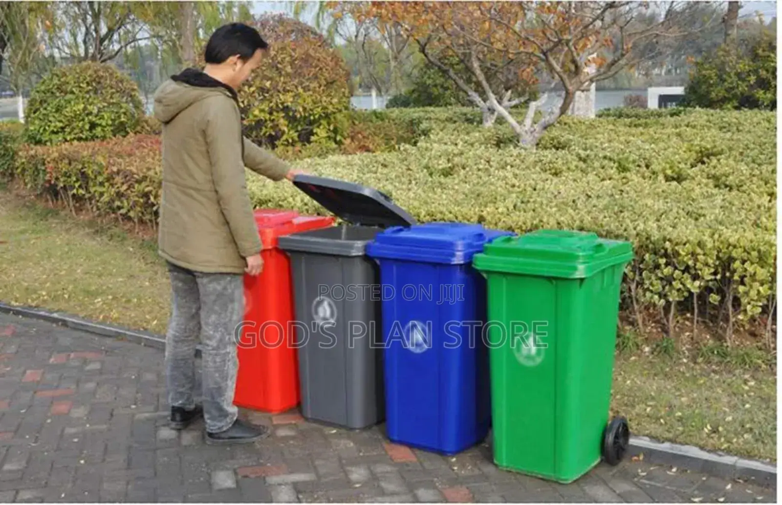 Hotel/Street/School, Hospital, Outdoor Plastic Dust Bins 120litres