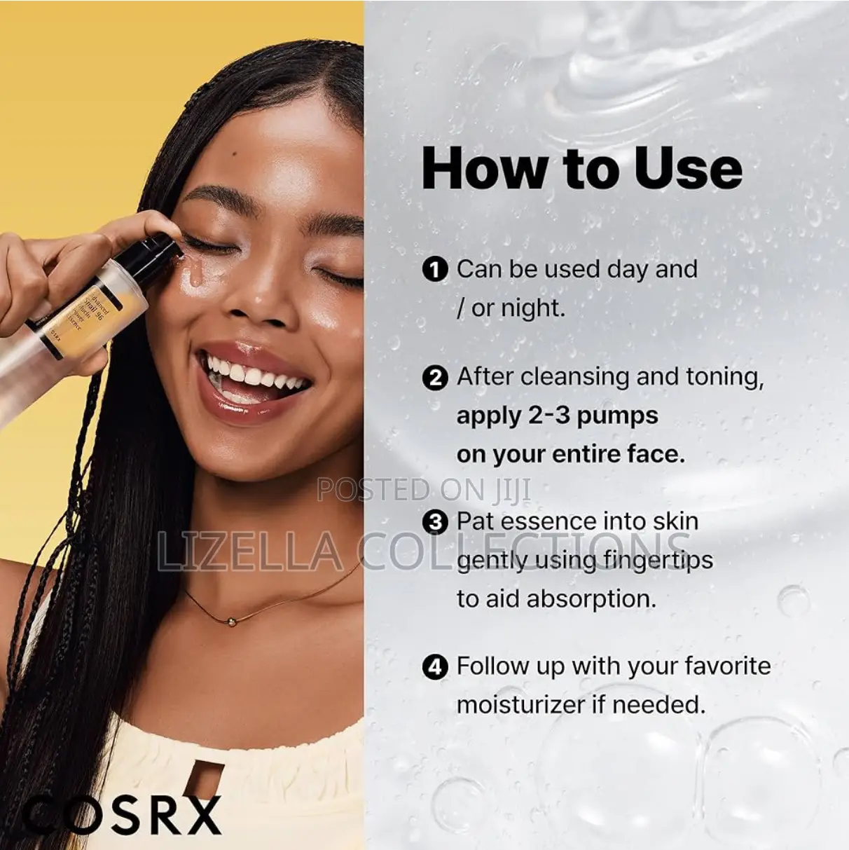 Cosrx Snail Mucin 96% Power Repairing Essence (Dull Skin Fine Lines,