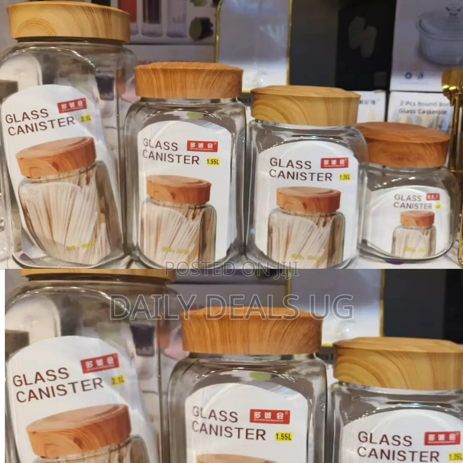 Glass Canister 1.55 Liters