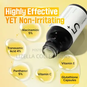 5+ Glutathione Vitamin Concentrated Serum( Dark Spots, Acne Scars
