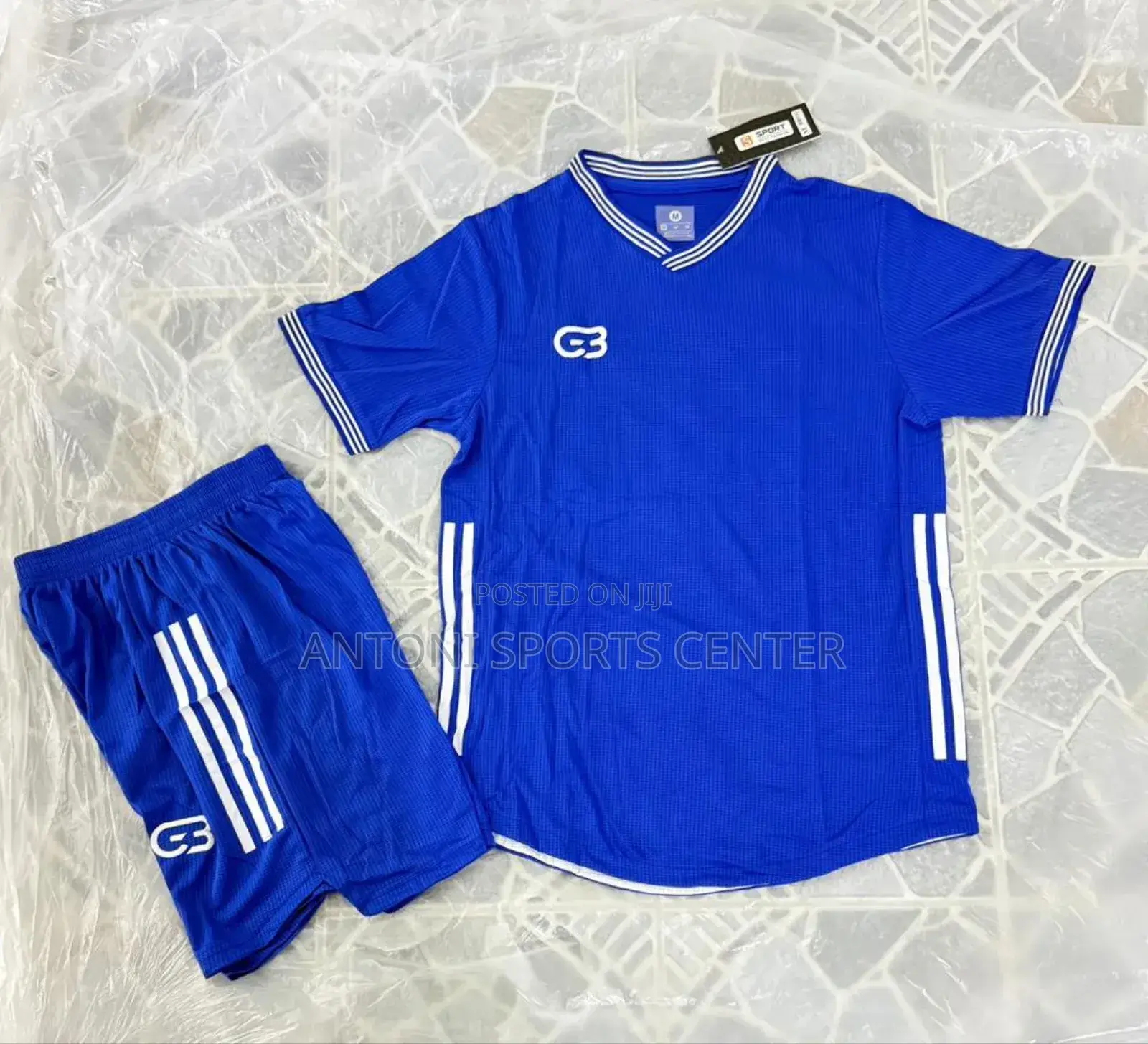 Original Plain Blue and White