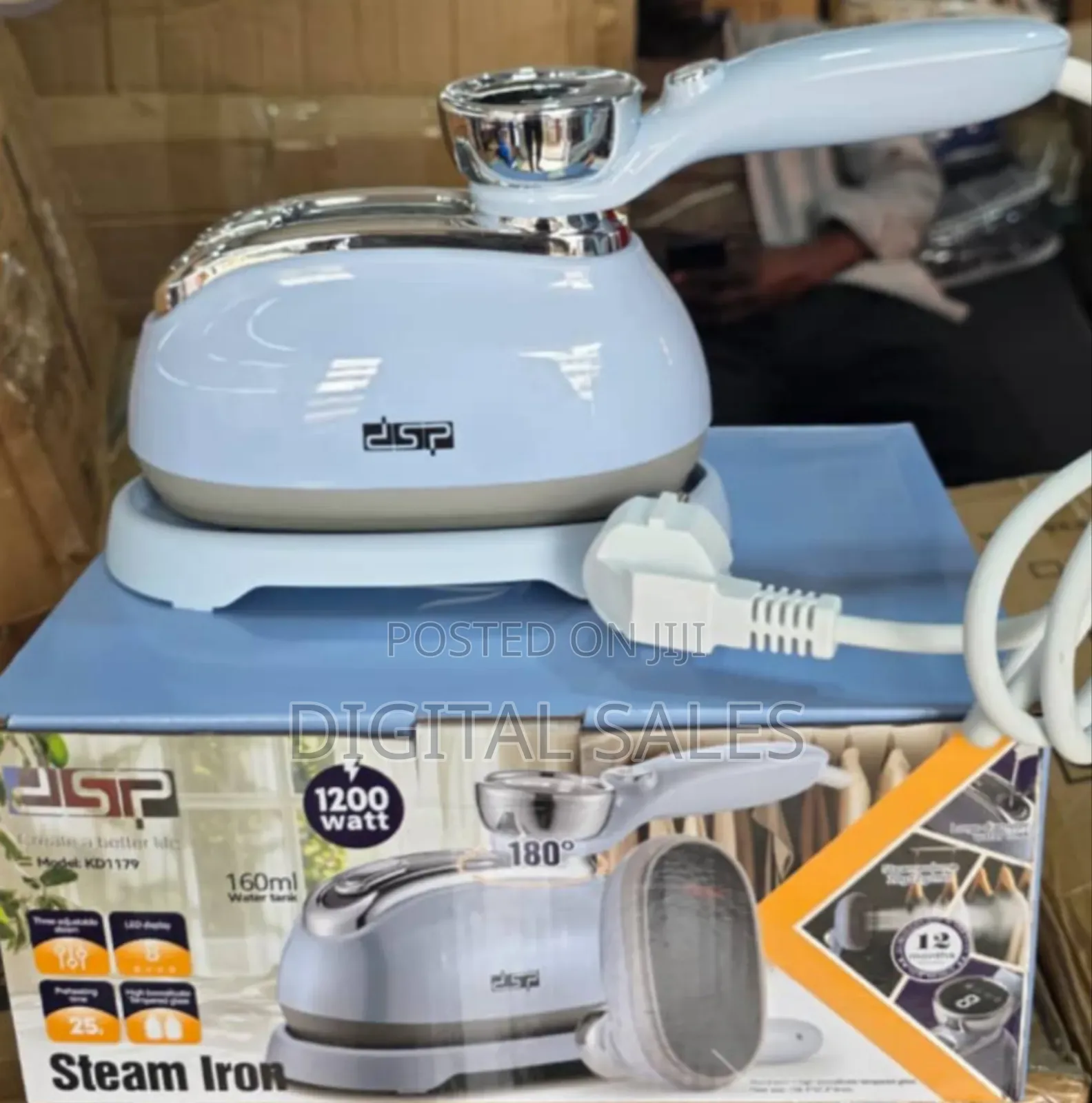 Portable Travel Steam Flat Iron
