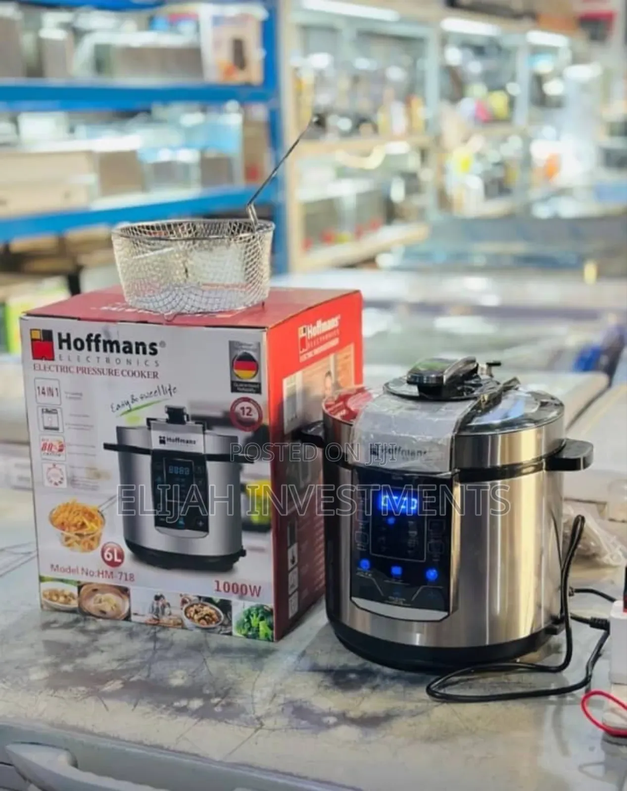 Hoffmans Hm-718 6l Electric Pressure Cooker.