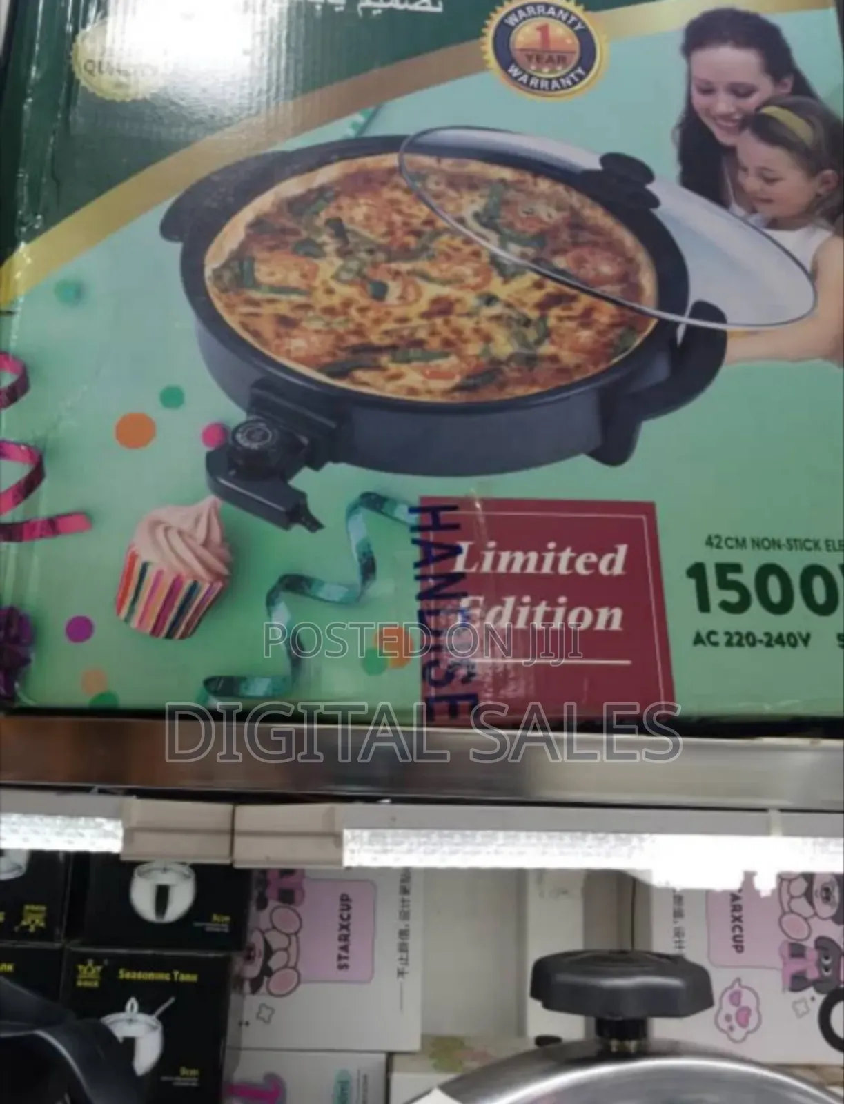 Sunny 42cm Heavy Duty Pizza Maker
