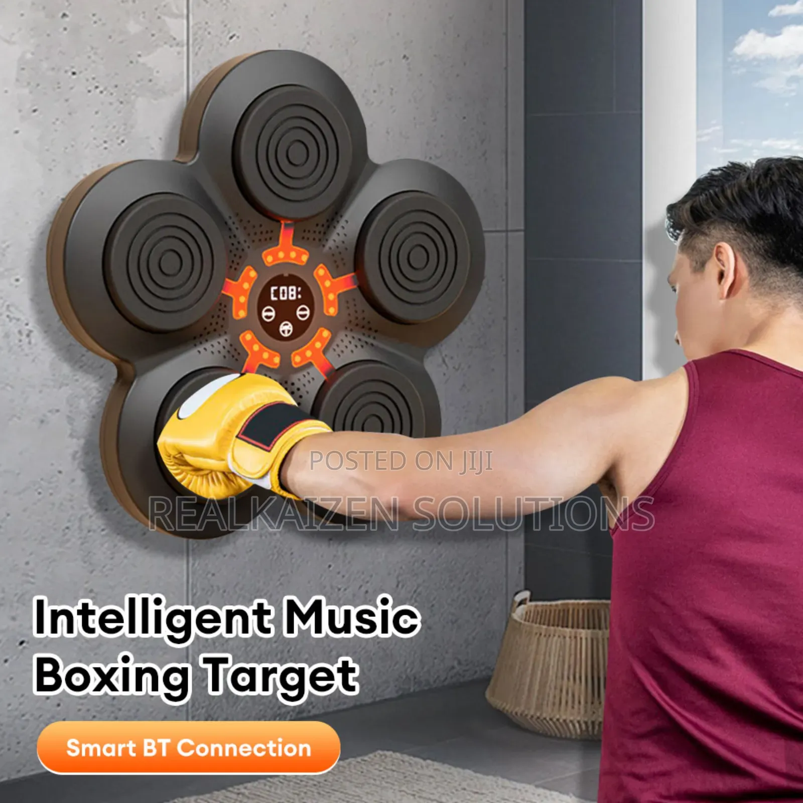 Musical Bluetooth Smart Game Target Boxing Machine Trainer