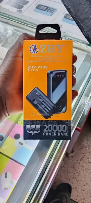Zhy Portable Original Power Bank 20,000 Mah