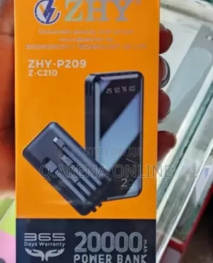 Zhy Portable Original Power Bank 20,000 Mah